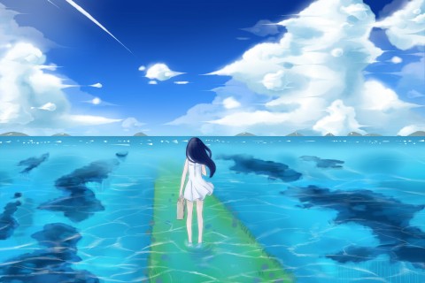 转身离去的伤心背影