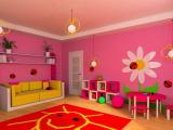 粉红儿童房