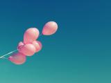 粉红色气球