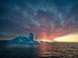格陵兰岛的冰川